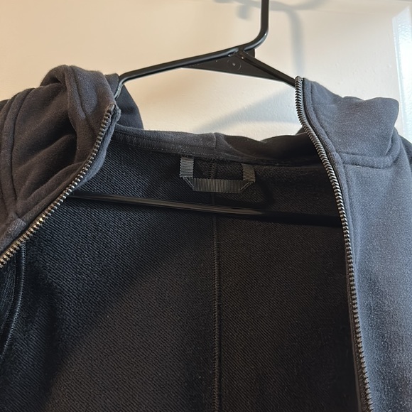 LULULEMON Black French Terry Full Zip size 6 - Picture 4 of 7